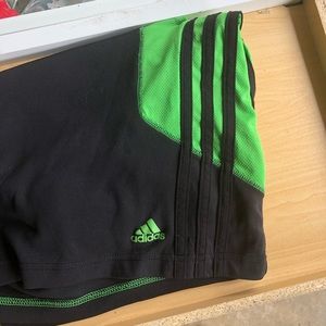 Green and Black Men’s Adidas shorts size M